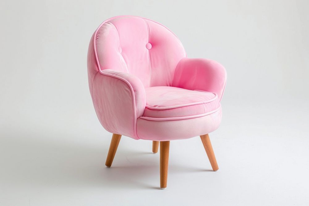 Kid cute pestel color armchair furniture comfortable relaxation.