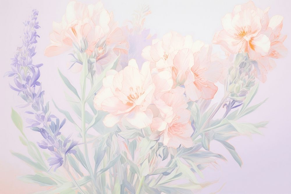  Lavender backgrounds lavender painting. AI generated Image by rawpixel.