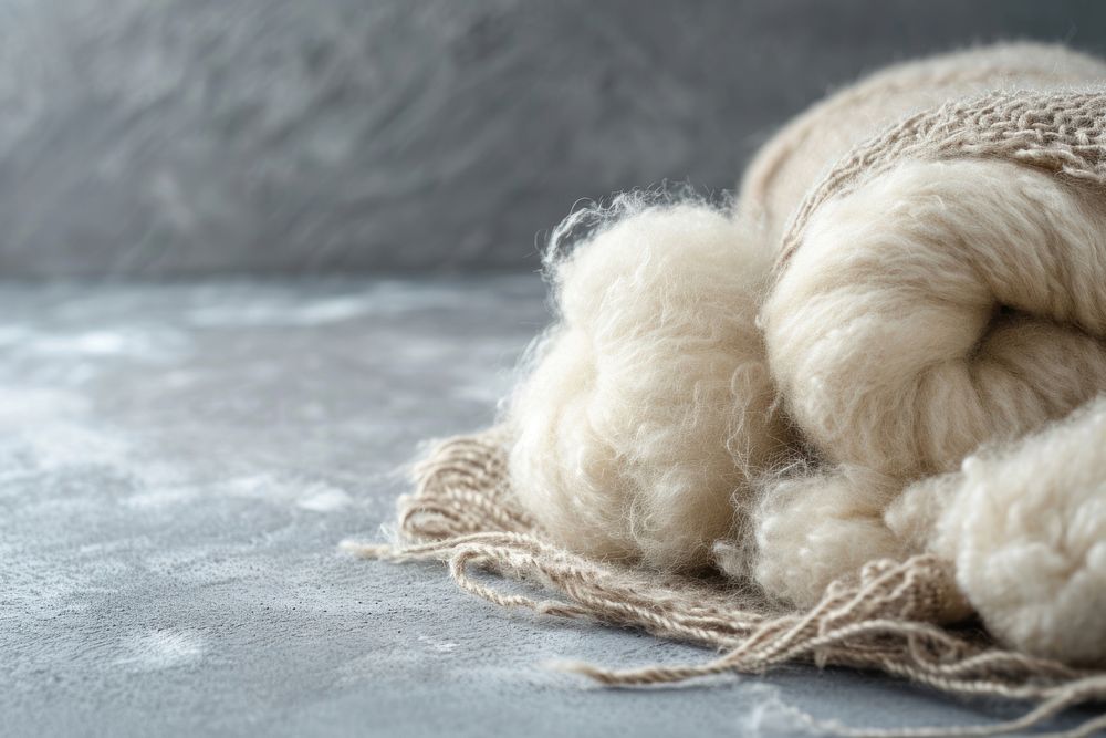 Natural Wool wool material softness.