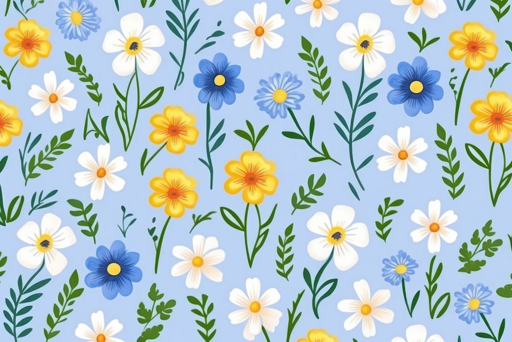 Flowers backgrounds pattern nature.