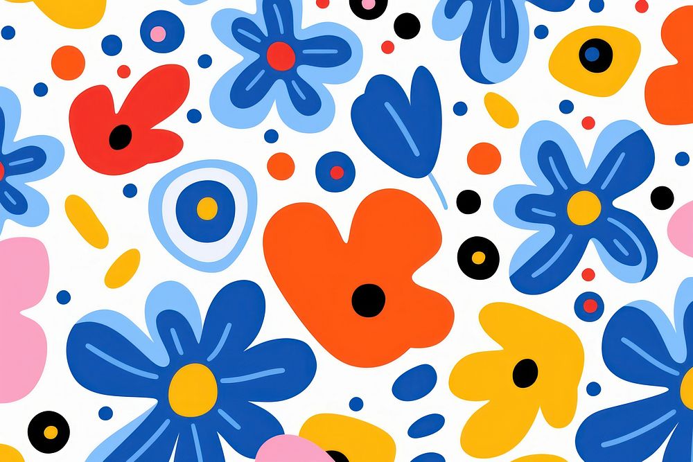 Flowers backgrounds abstract pattern.