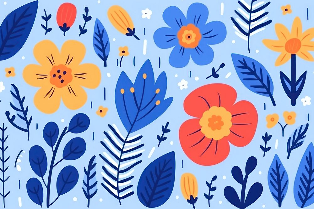 Flowers backgrounds outdoors pattern.