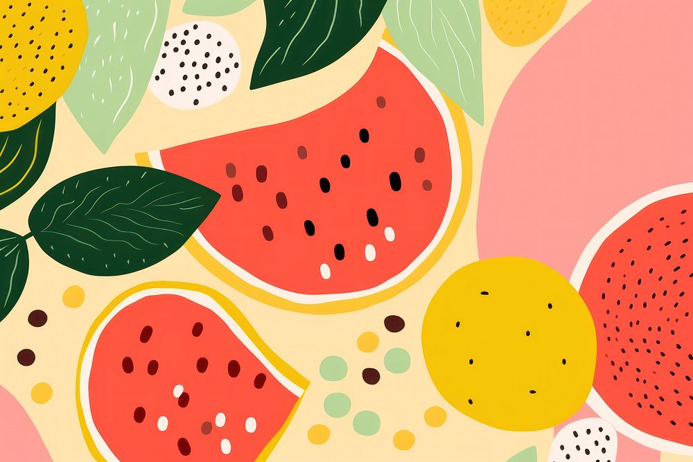 Fruits backgrounds pattern melon.