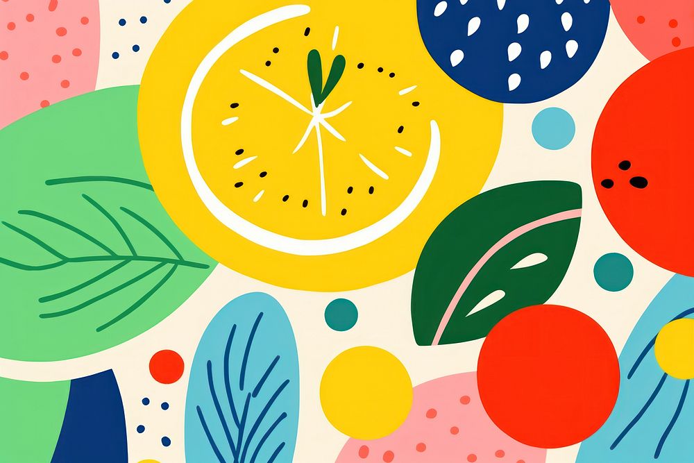 Fruits backgrounds abstract pattern.