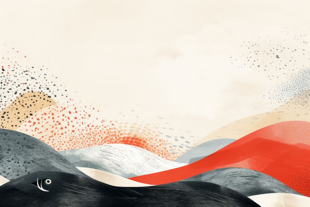 Wave backgrounds abstract painting.
