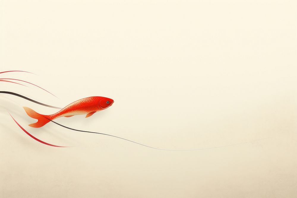 Wave fish goldfish animal. | Premium Photo Illustration - rawpixel