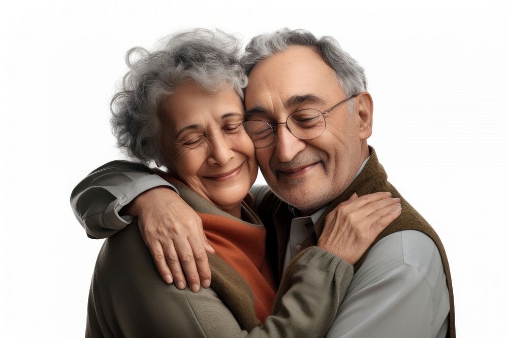 Portrait hugging happy men. AI generated Image by rawpixel.