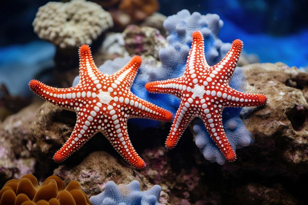 Starfish sea outdoors animal.