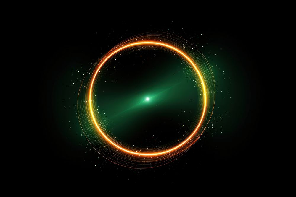 Aurora polaris light astronomy circle.