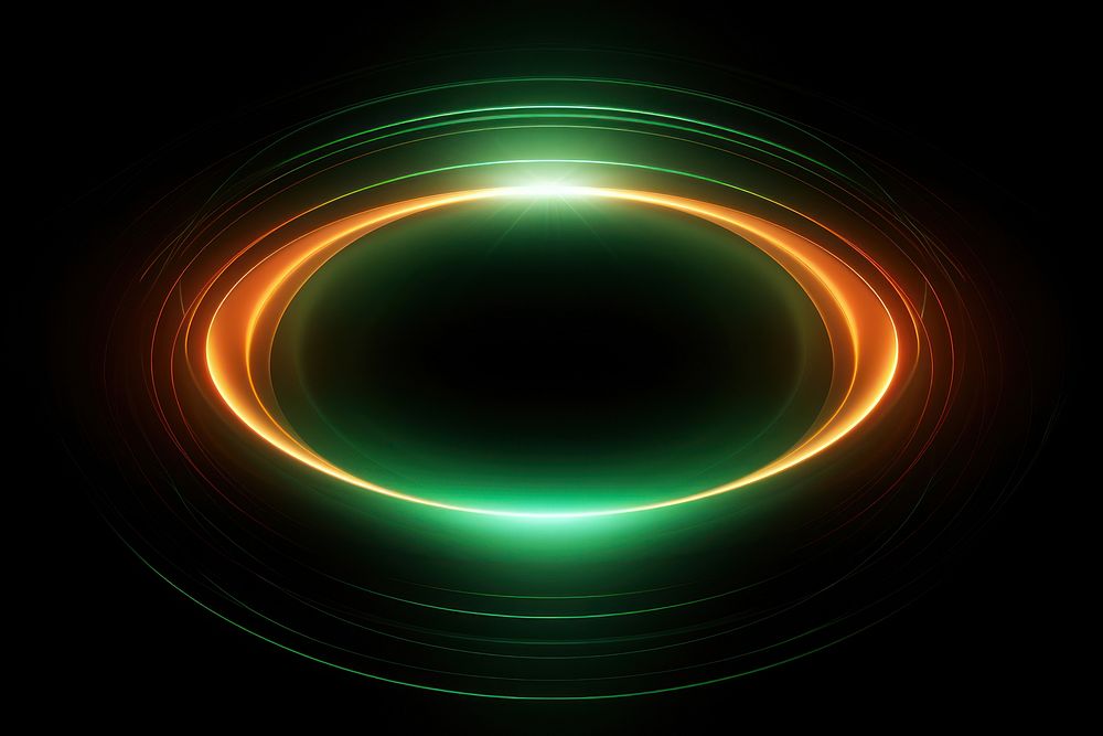 Aurora polaris circle line shape light backgrounds technology.