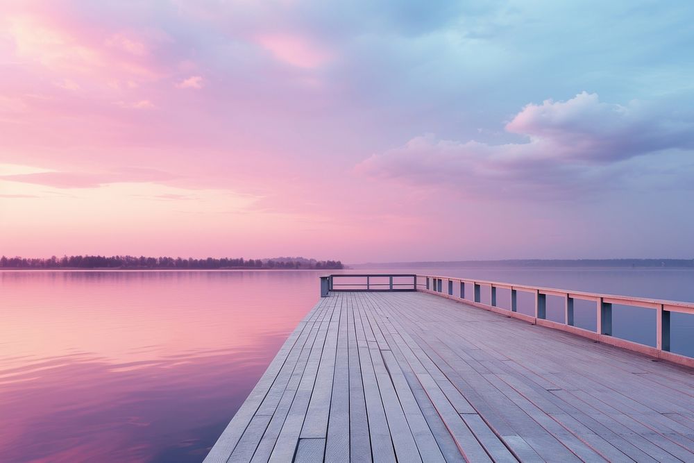  Peacful lake background outdoors horizon nature. AI generated Image by rawpixel.