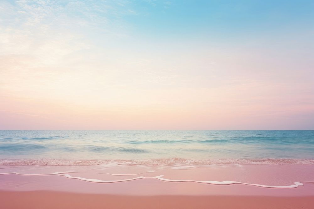  Blurry calm sea background backgrounds outdoors horizon. AI generated Image by rawpixel.