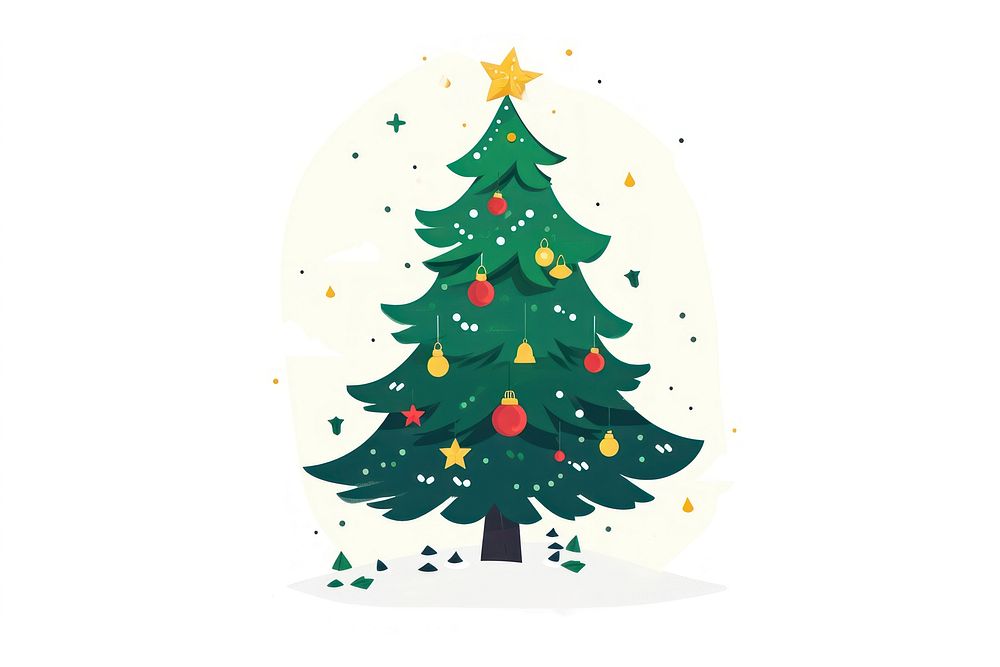 christmas-tree-plant-illuminated-celebration-free-photo-illustration