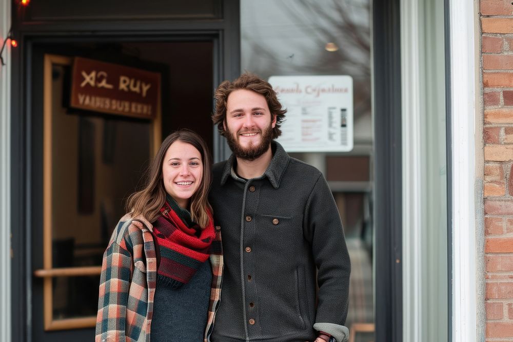 Small business portrait photography cheerful.