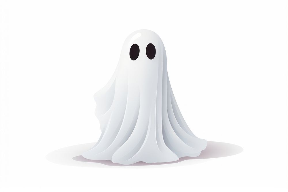 A ghost white white background representation. AI generated Image by rawpixel.
