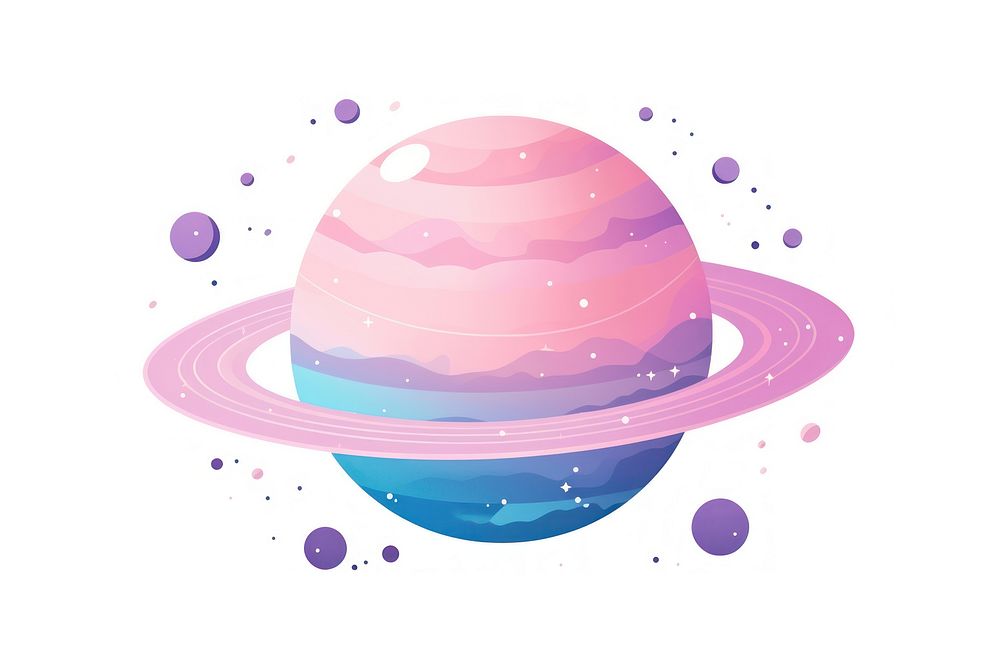 Aesthetic celestial planet space astronomy. AI generated Image by rawpixel.