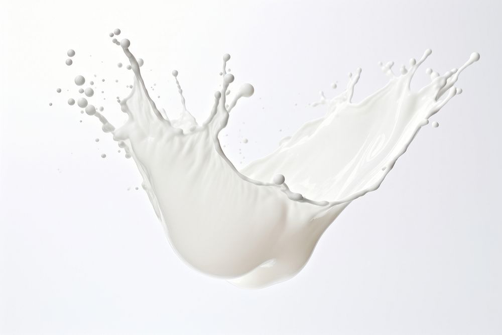 Milk Splash milk white splattered. AI generated Image by rawpixel.