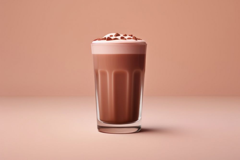 Hot chocolate milkshake dessert drink. AI generated Image by rawpixel.