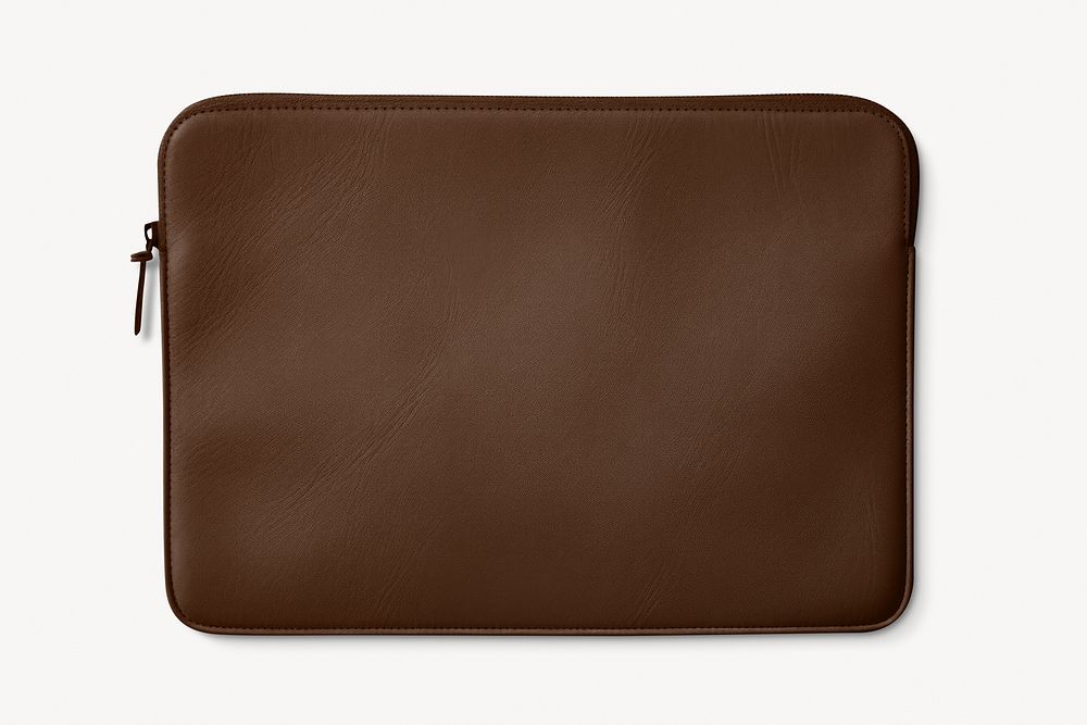 Brown laptop sleeve bag