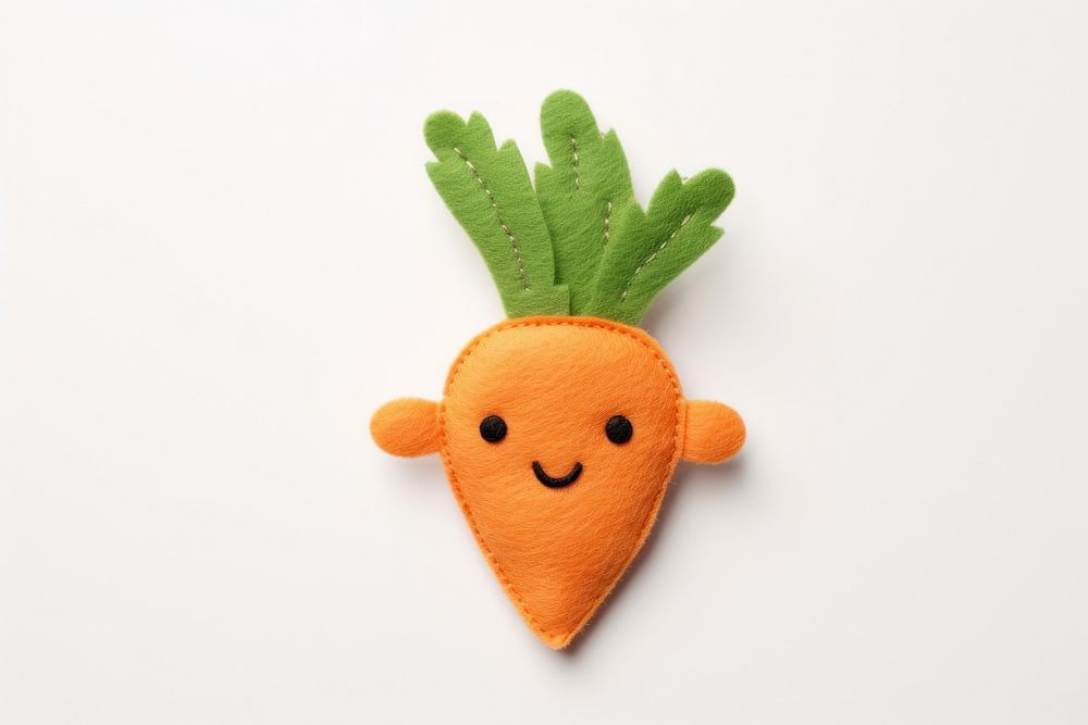 Carrot vegetable plush plant.