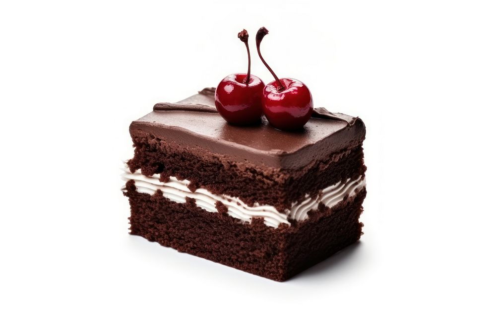 Black forest cake dessert cherry cream.