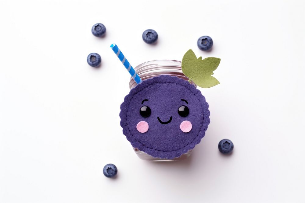 Blueberry fruit plant juice.