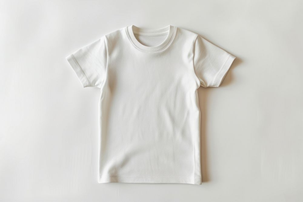 White t-shirt white background coathanger undershirt.