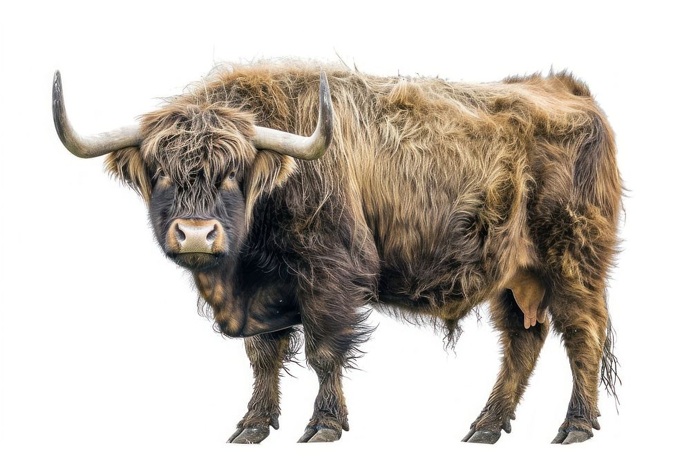 Yak bull livestock wildlife cattle.
