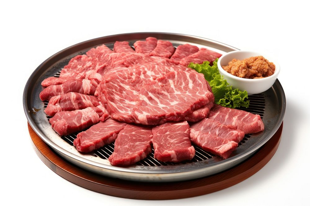 Yakiniku cooking meat beef.