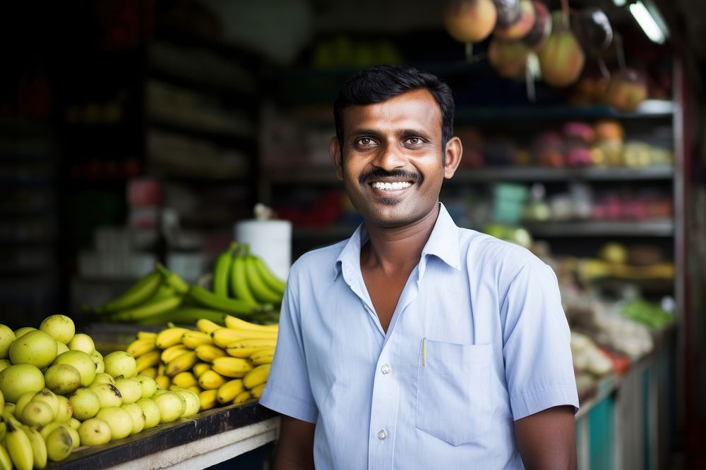 Sri lankan man banana person adult.