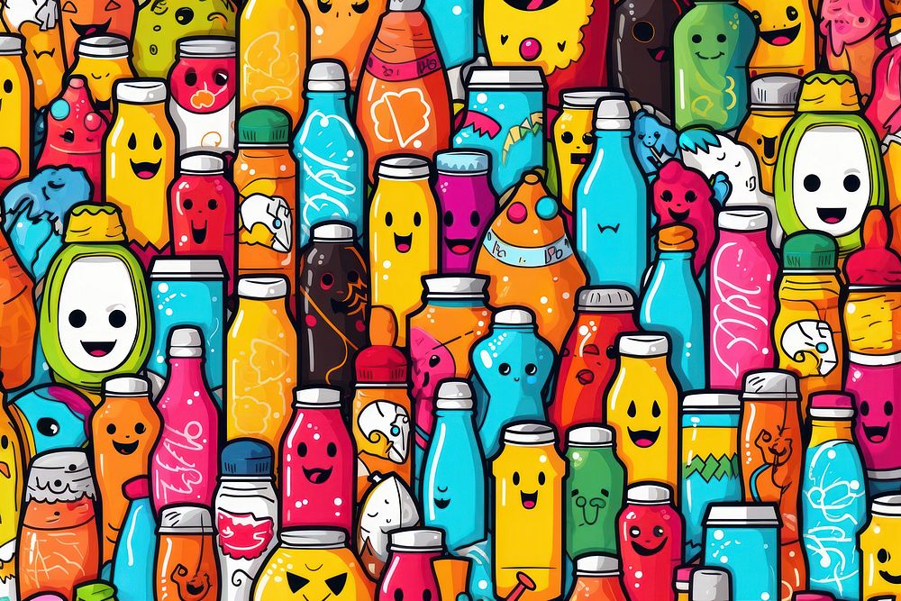 Soda backgrounds bottle art.