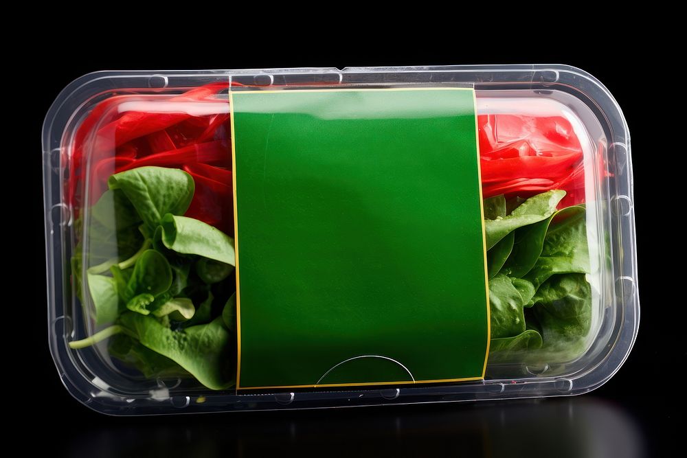 Vegetable plastic packaging food blackboard freshness.