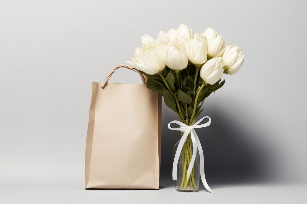 Bouquet Packaging  handbag flower plant.