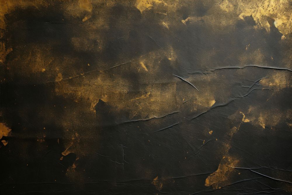 Old black paper with gold antique backgrounds texture blackboard.