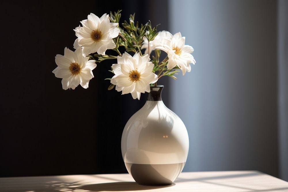Flower vase table plant.