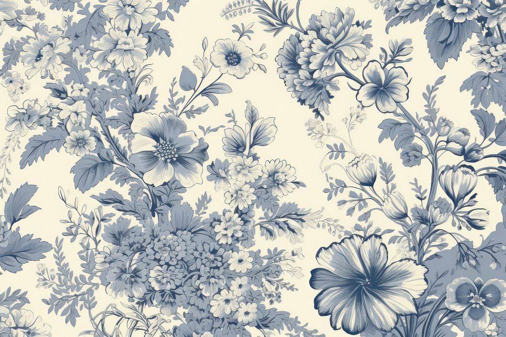 Flowers wallpaper pattern line.