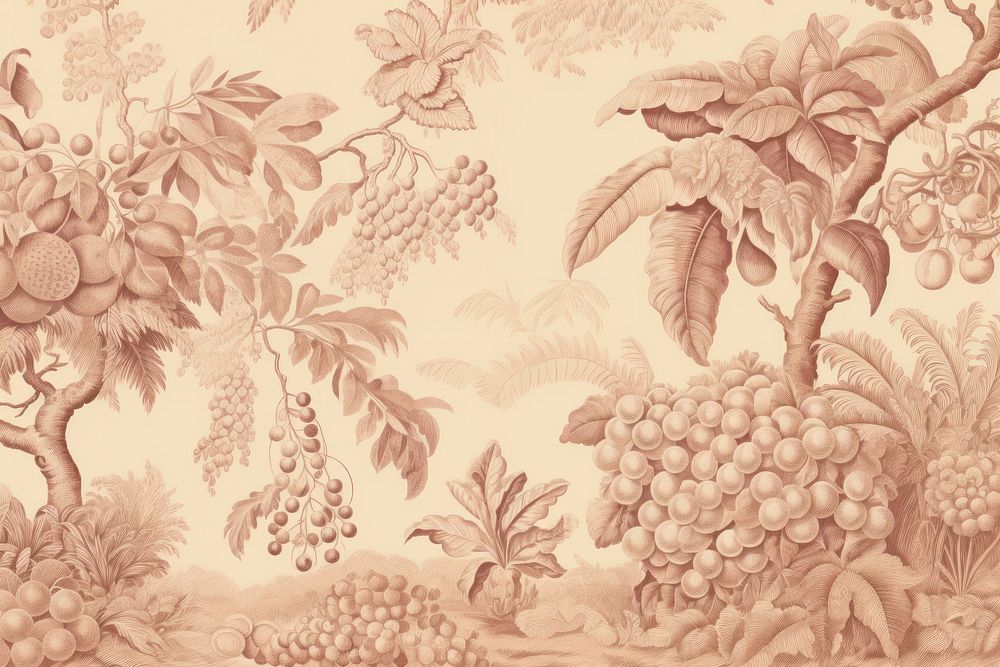 Fruit wallpaper pattern drawing.