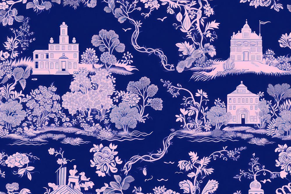 Love pattern wallpaper blue art.