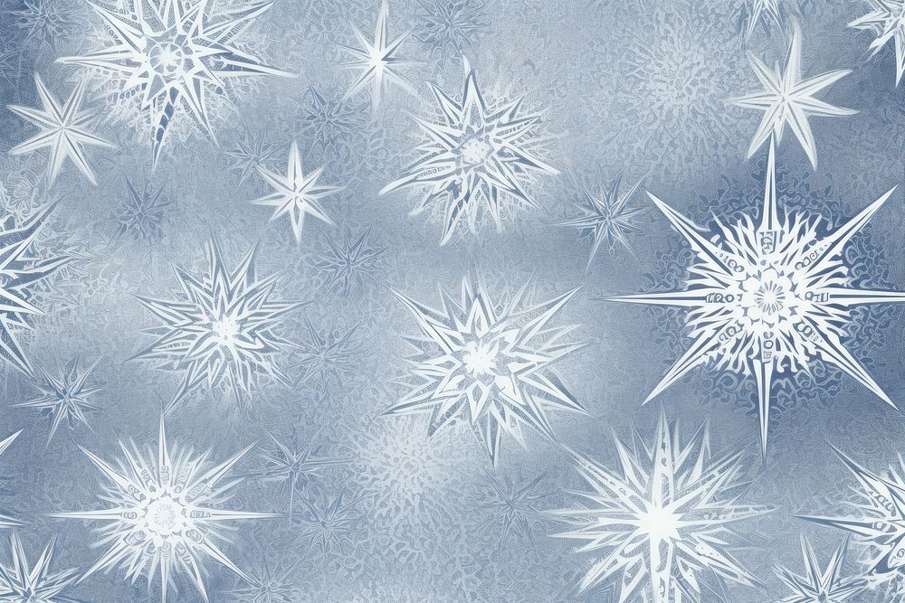 Star snowflake frost ice.