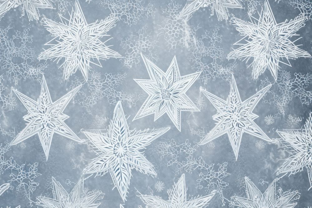 Star snowflake backgrounds decoration.