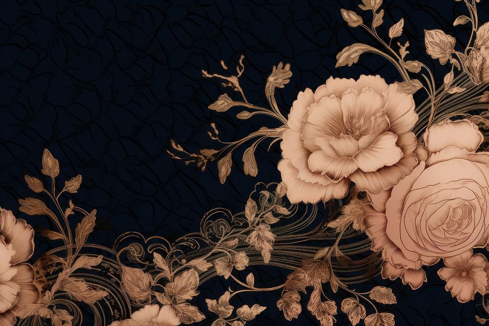 Rose wallpaper pattern art.