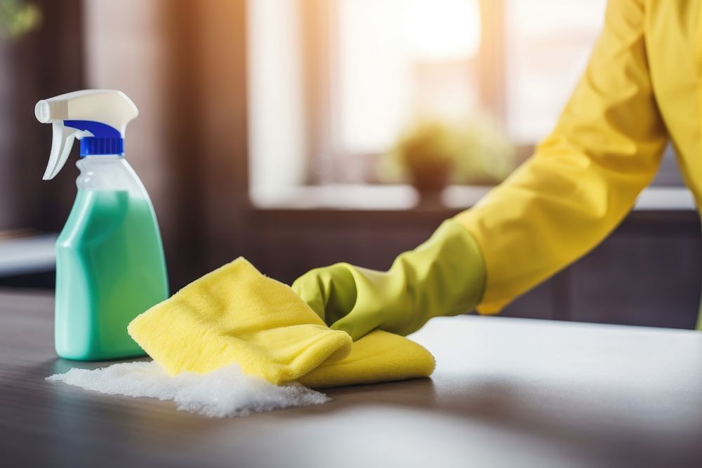 Gloves Cleaning House cleaning protective glove cleanliness. AI generated Image by rawpixel.