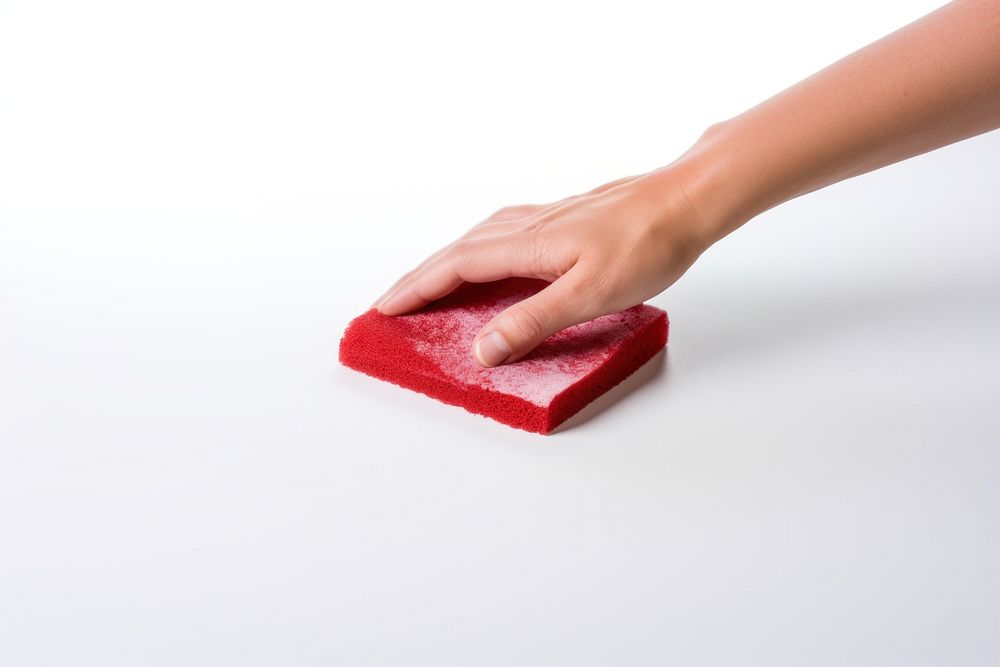 Hand with using sponge clean accessories accessory cleaning. AI generated Image by rawpixel.
