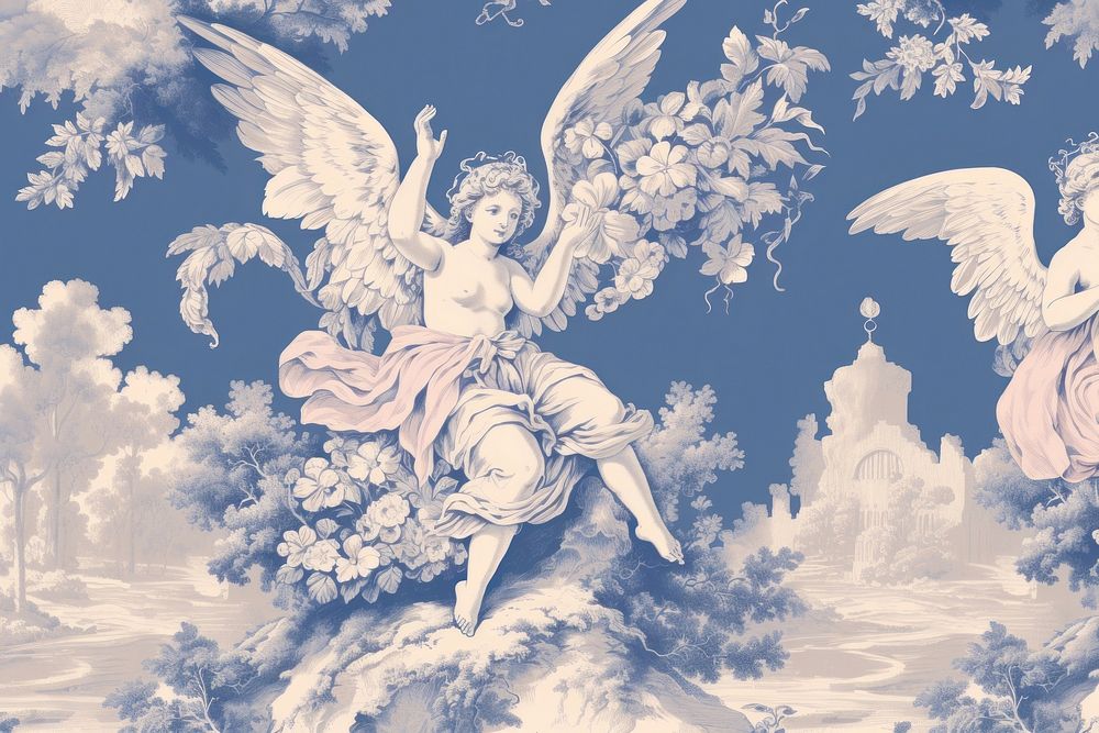 Angel in heaven wallpaper representation spirituality.