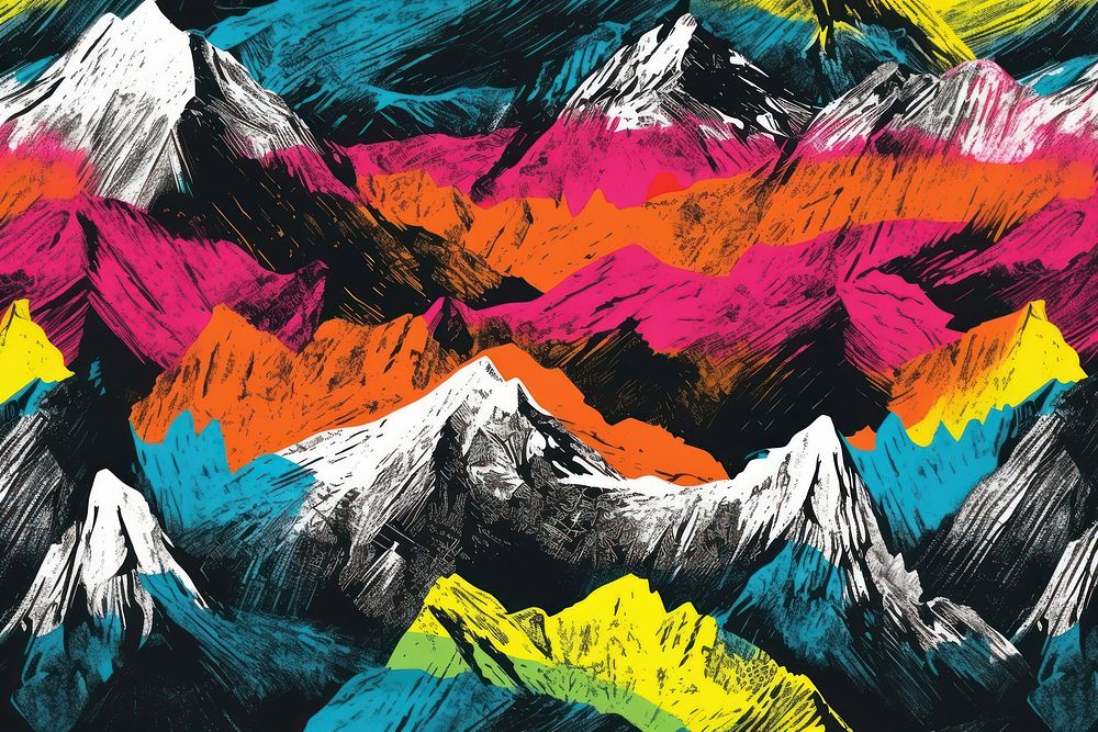Mountain pattern backgrounds abstract outdoors. 