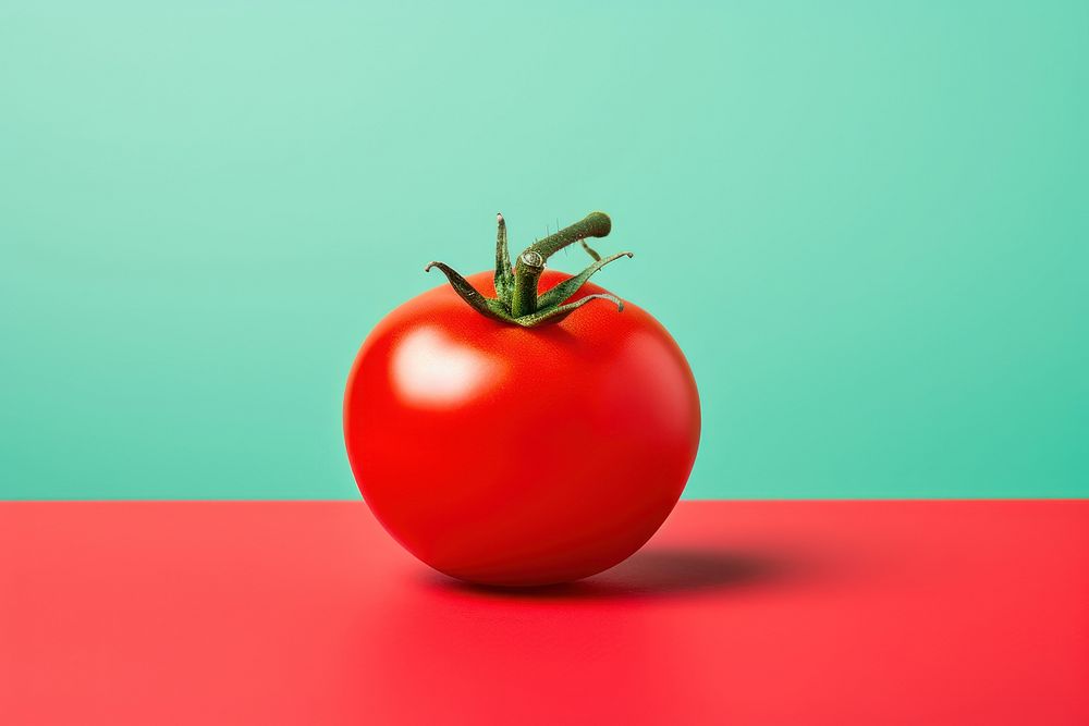 Cherry tomato vegetable fruit apple.