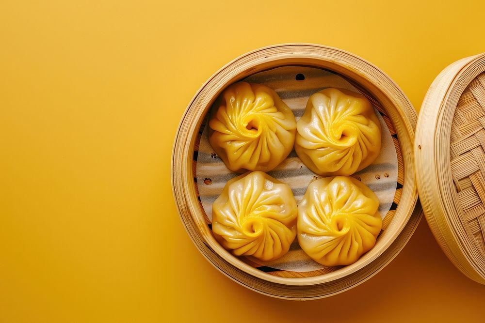 Dim sum food xiaolongbao container.