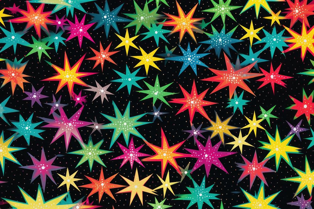Star pattern backgrounds abstract kaleidoscope. 