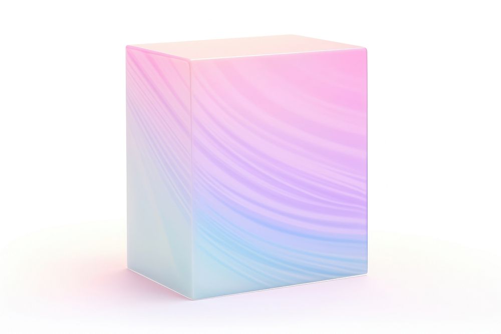 Iridescent square white background simplicity rectangle.