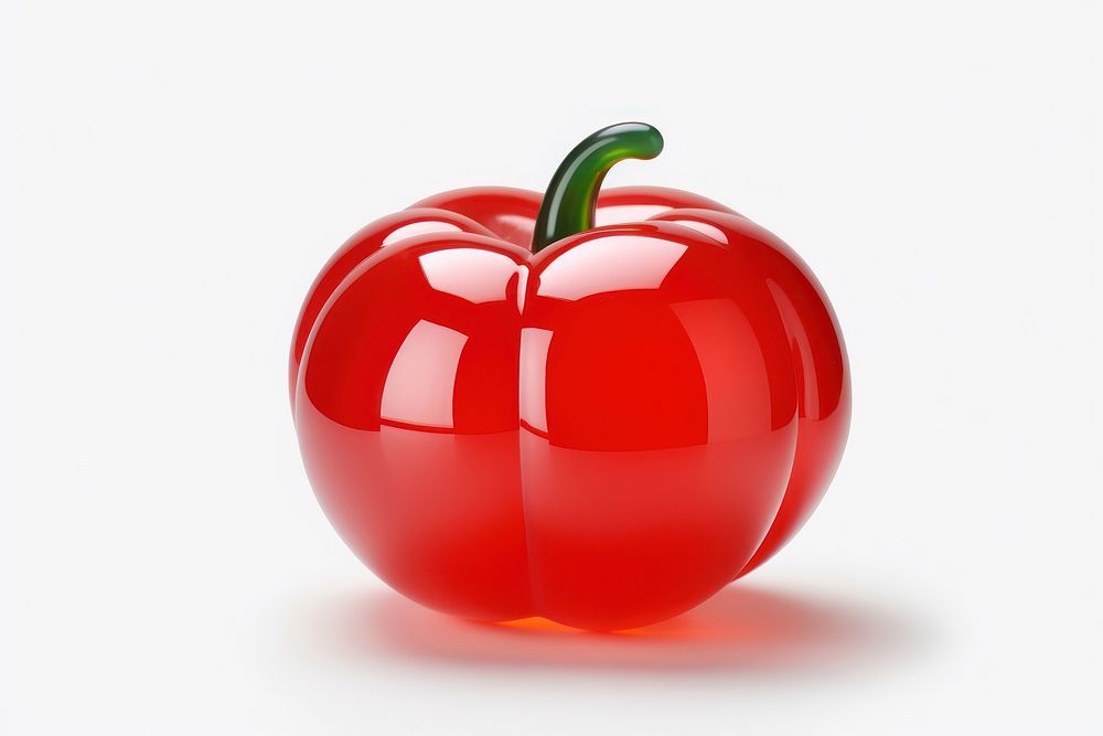 Tomato shape toy vegetable plant food.